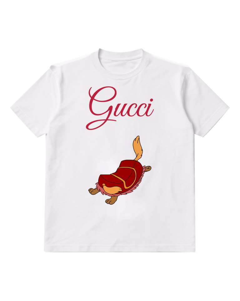 White Running Brown Turtle Graphic T-Shirt - front product view