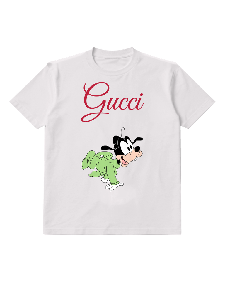White Mouse Green Pajama Stretch Graphic T-Shirt - front product view