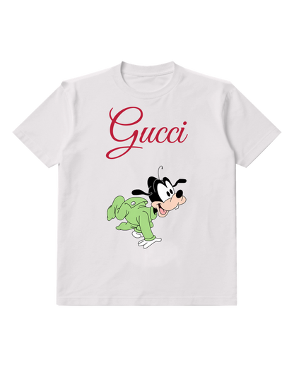 White Mouse Green Pajama Stretch Graphic T-Shirt - front product view