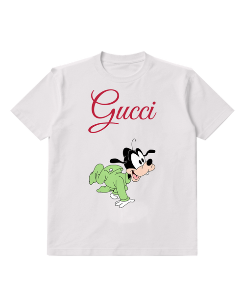 White Mouse Green Pajama Stretch Graphic T-Shirt - front product view