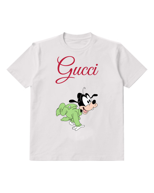 White Mouse Green Pajama Stretch Graphic T-Shirt - front product view