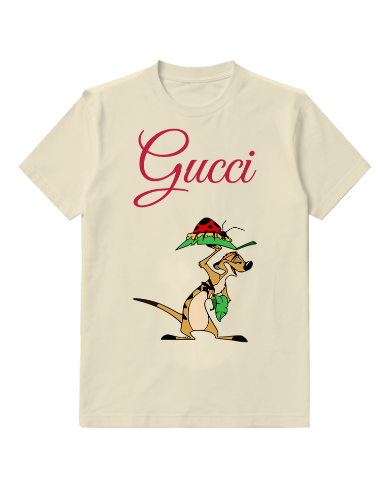 Ivory Feather Hat Meerkat Graphic T-Shirt - front product view