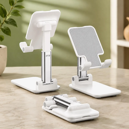 Height‑Tunable Folding Device Cradle Compact Multi‑Angle Support For Smartphones And Mini Tablets