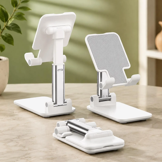 Height‑Tunable Folding Device Cradle Compact Multi‑Angle Support For Smartphones And Mini Tablets