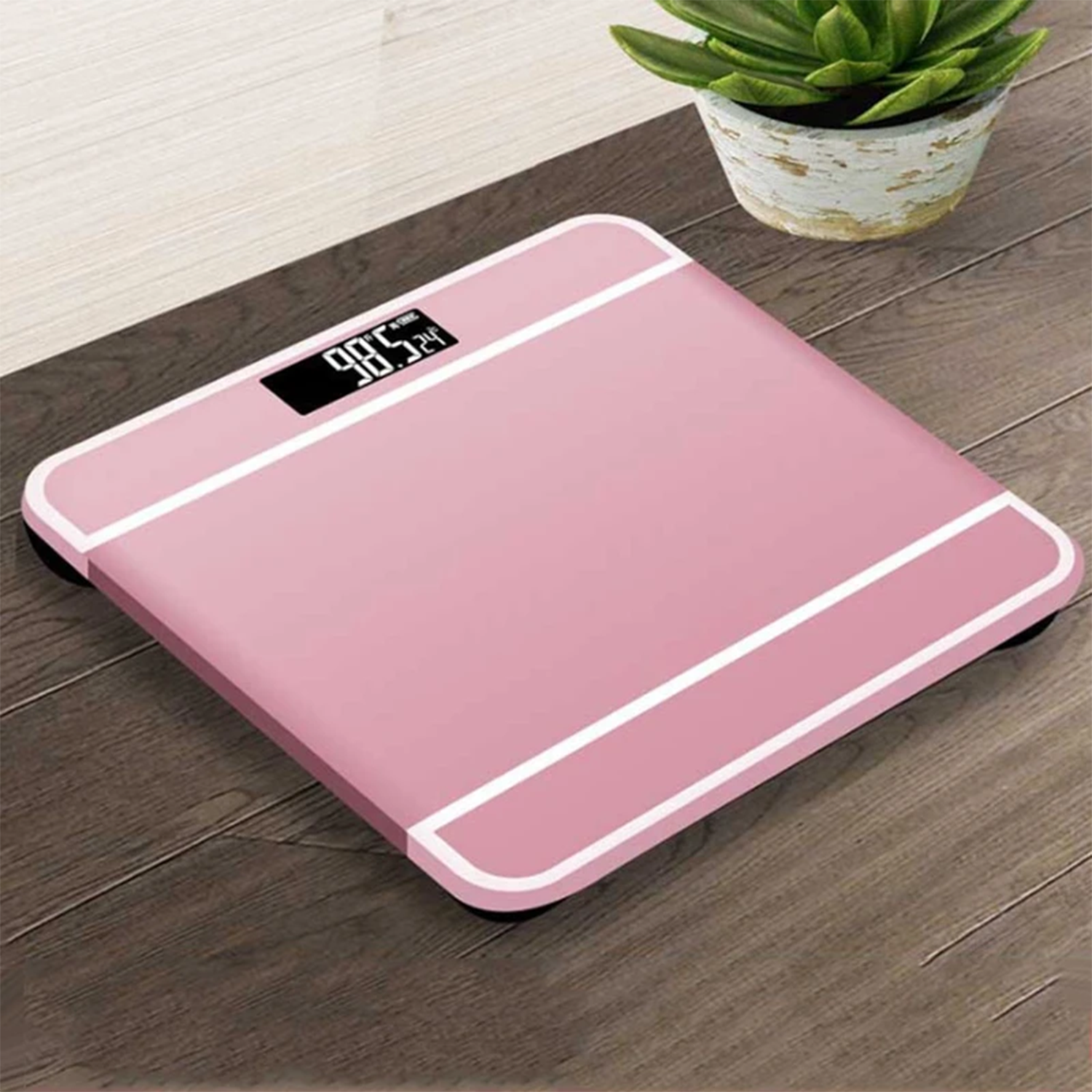 Slim Household Digital Body Weight Scale With Clear Backlit Lcd Display For Daily Home Monitoring
