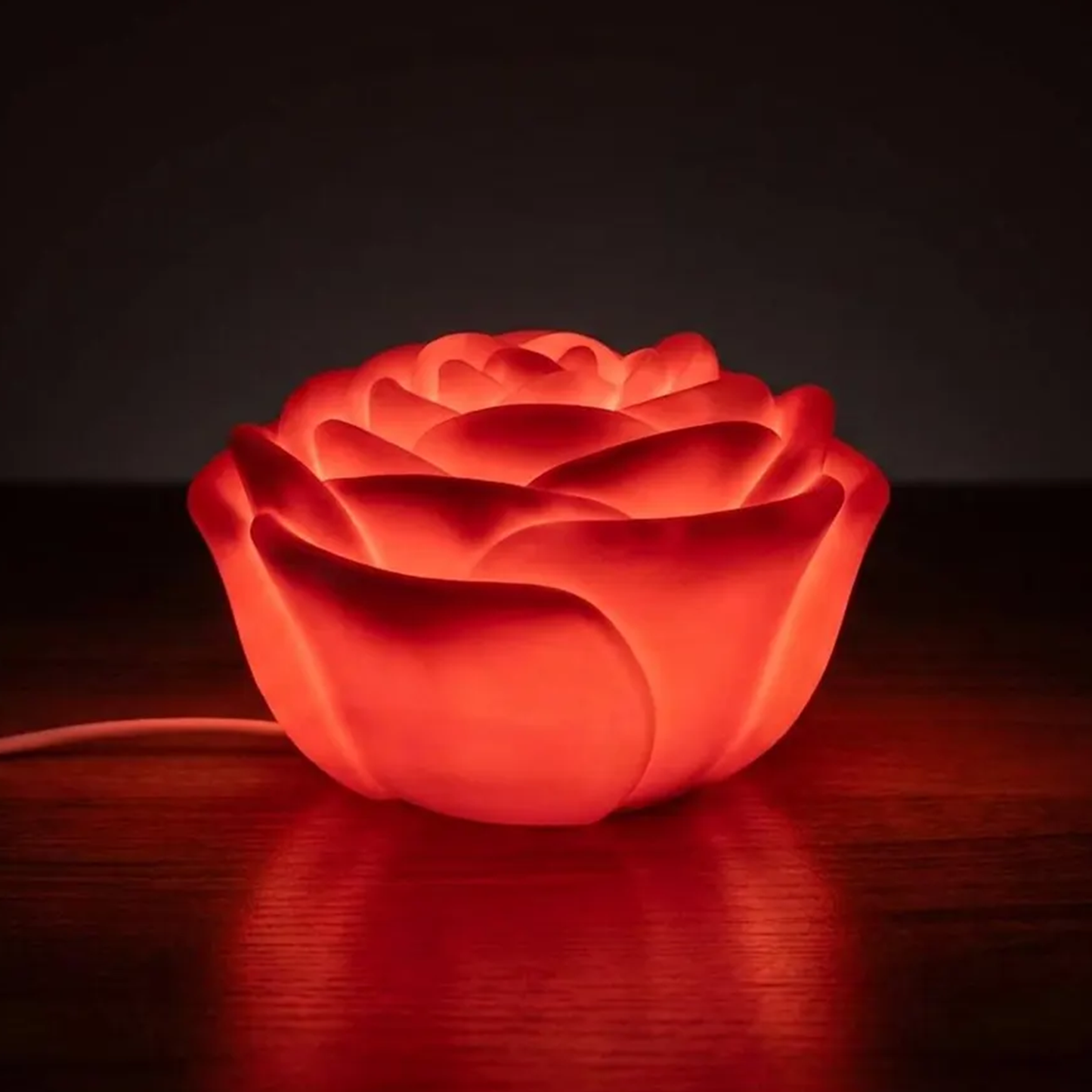 Blooming Rose‑Shaped Ambient Lamp Decorative Mood Light For Bedroom And Holiday Gifting