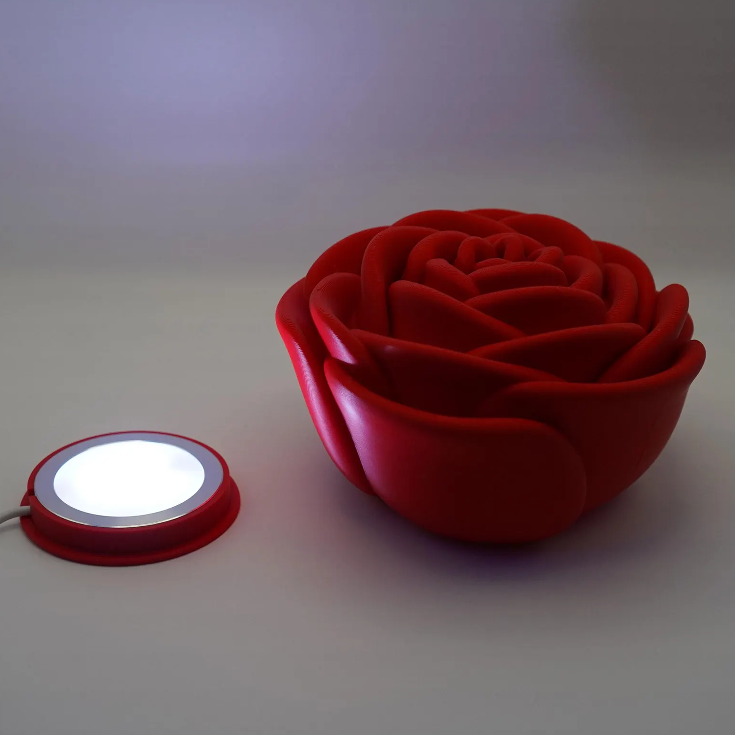 Blooming Rose‑Shaped Ambient Lamp Decorative Mood Light For Bedroom And Holiday Gifting
