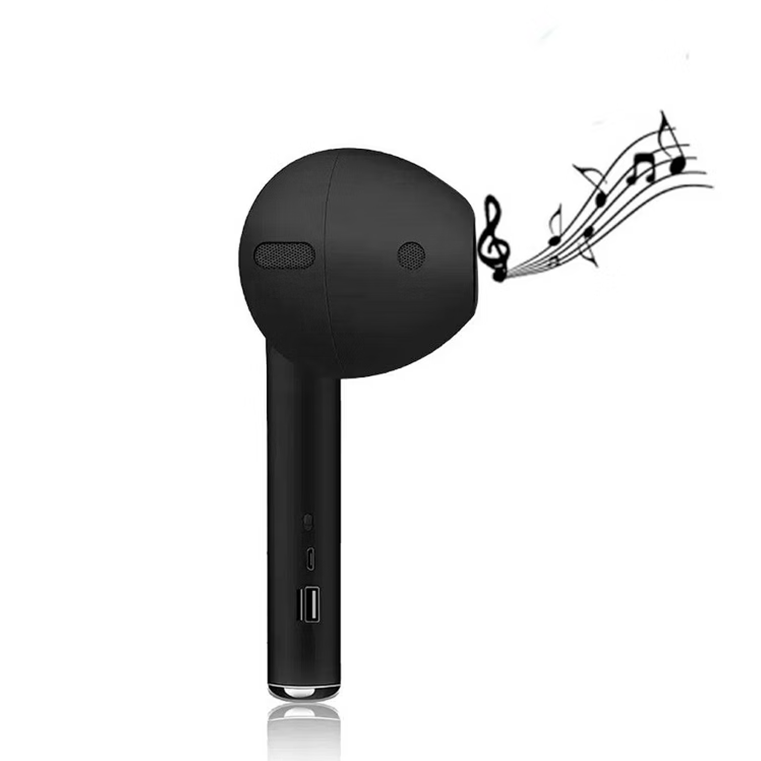 Oversized Earbud‑Style Wireless Speaker Multi‑Mode Audio Player With Built‑In Microphone
