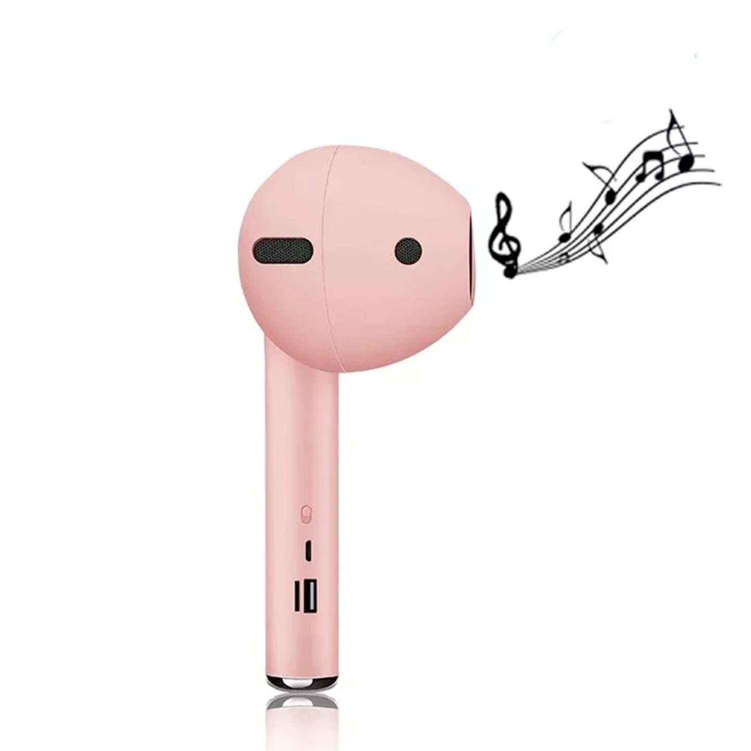 Oversized Earbud‑Style Wireless Speaker Multi‑Mode Audio Player With Built‑In Microphone