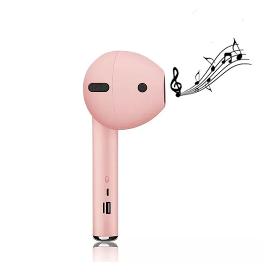 Oversized Earbud‑Style Wireless Speaker Multi‑Mode Audio Player With Built‑In Microphone