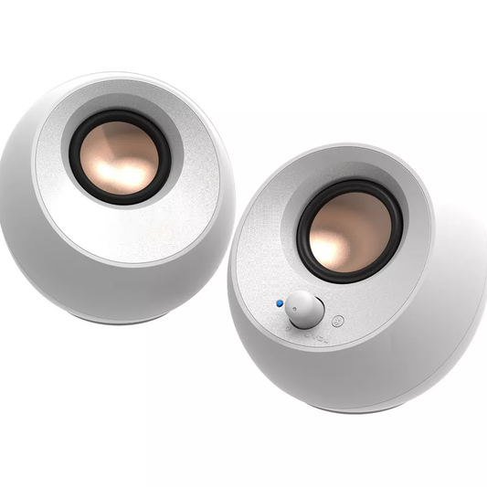 Spherical 2.0 Desktop Speaker System Multi‑Connection Audio Unit For Home And Workspace
