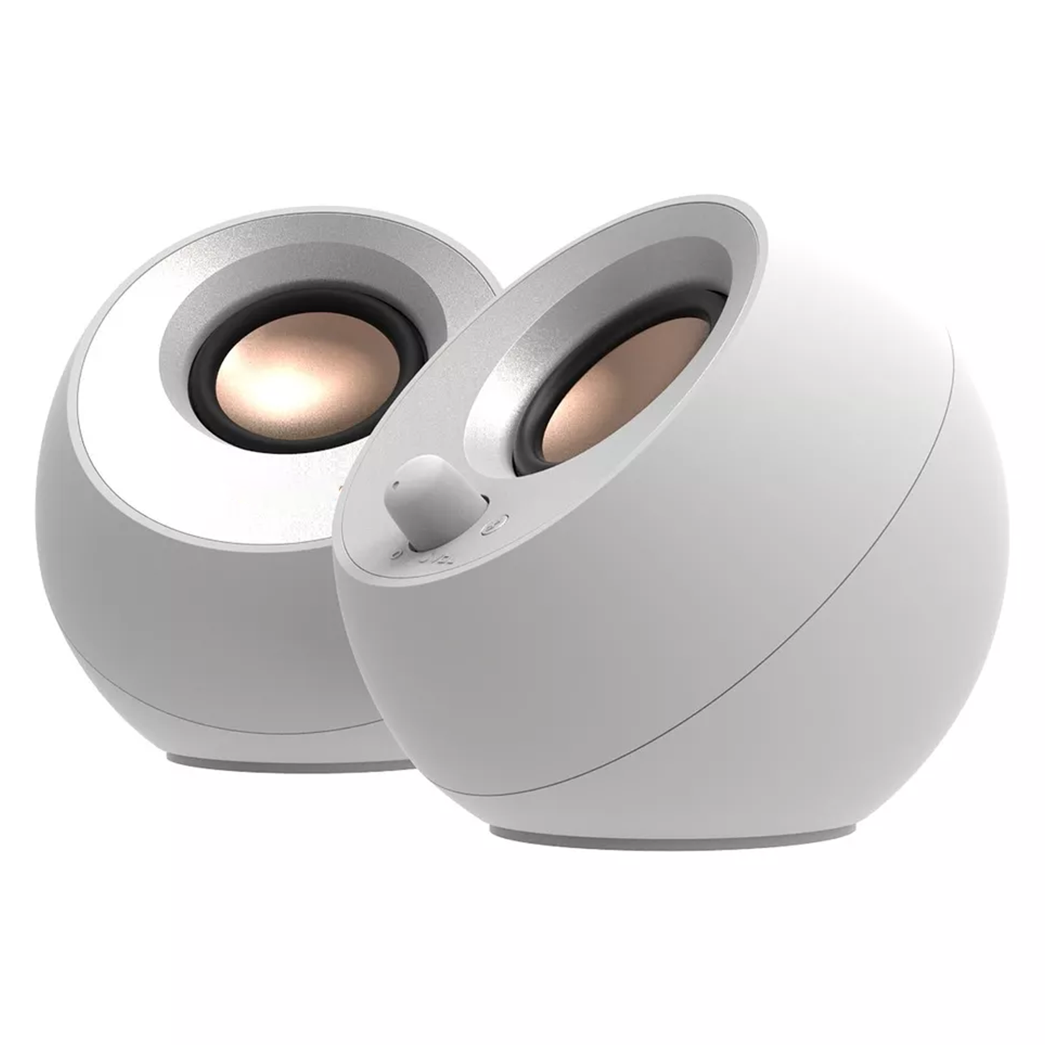 Spherical 2.0 Desktop Speaker System Multi‑Connection Audio Unit For Home And Workspace