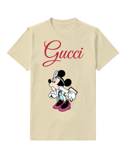 Ivory Minnie Mouse As Doctor Graphic T-Shirt - front product view