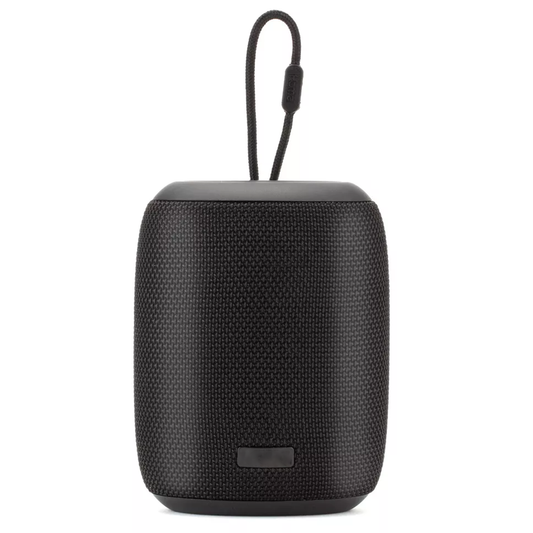 Submersible Resilient Wireless Speaker Portable Audio Unit With Integrated Carry Strap