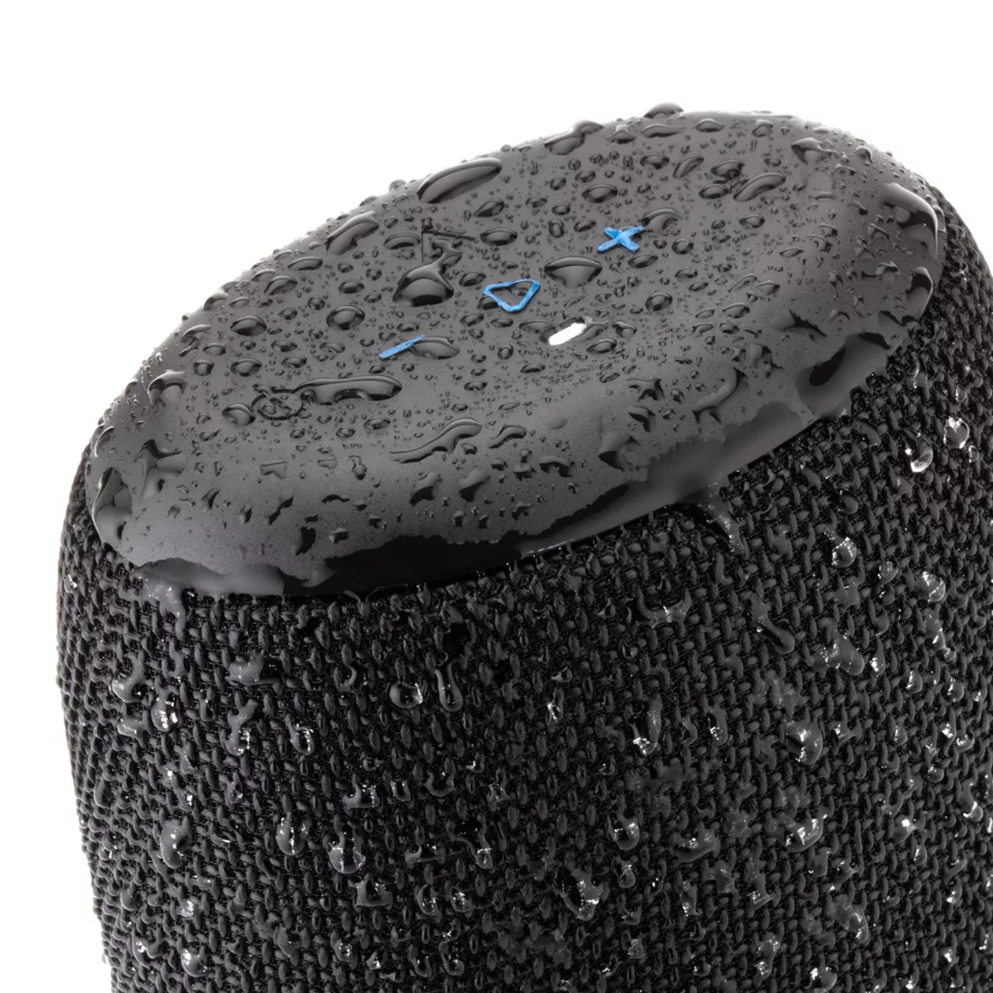Submersible Resilient Wireless Speaker Portable Audio Unit With Integrated Carry Strap