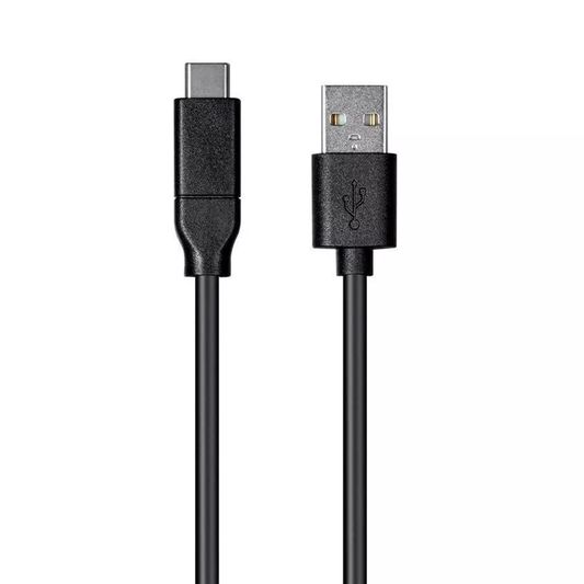 Short‑Length Usb‑A To Usb‑C Cable High‑Speed Sync And Power Delivery Cord