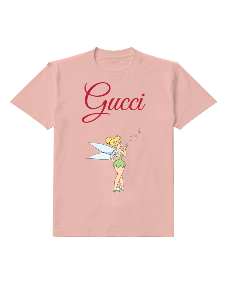 Blush Pink Fairy Wand And Sparkles Graphic T-Shirt - front product view