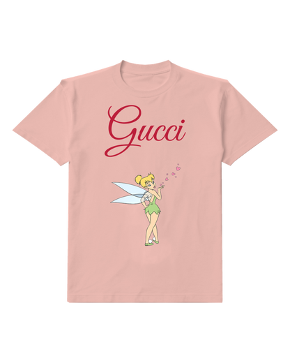 Blush Pink Fairy Wand And Sparkles Graphic T-Shirt - front product view