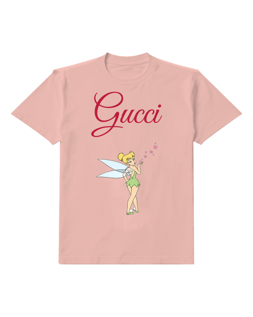 Blush Pink Fairy Wand And Sparkles Graphic T-Shirt - front product view