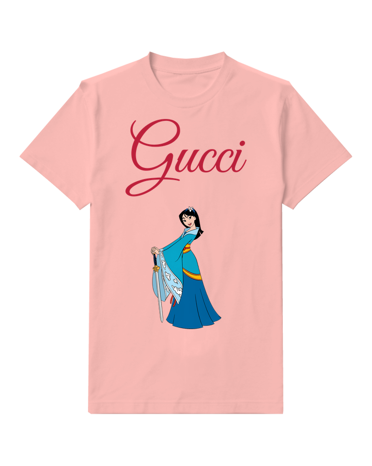 Blush Pink Blue Robe Woman With Shawl Graphic T-Shirt - front product view