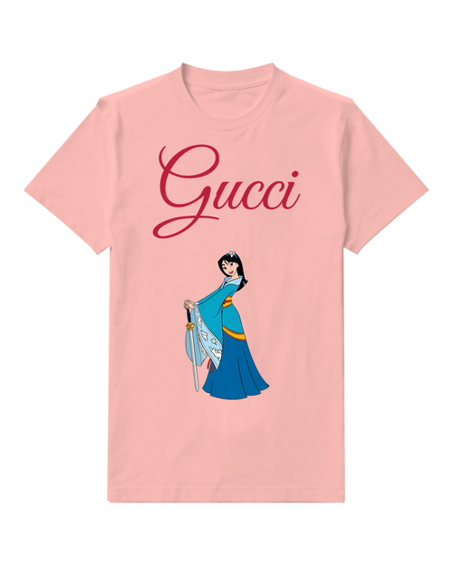 Blush Pink Blue Robe Woman With Shawl Graphic T-Shirt - front product view