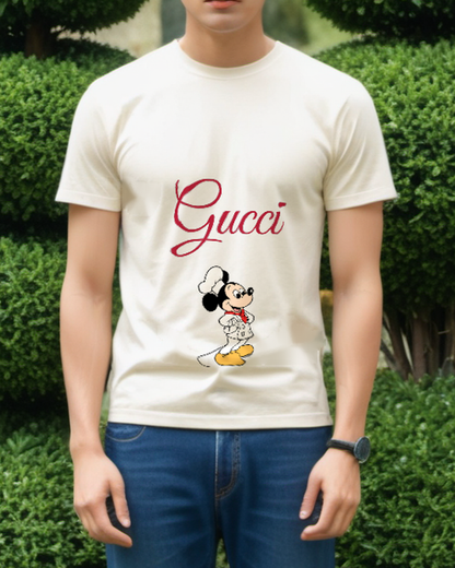 Ivory Chef Mouse Graphic T-Shirt - styled view 4