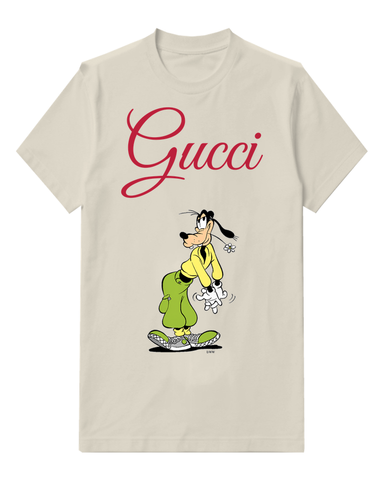 Ivory Goofy In Green Pants And Yellow Shirt Graphic T-Shirt - front product view