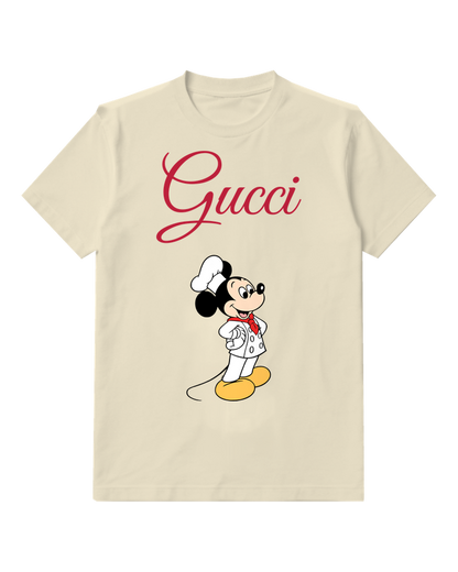 Ivory Chef Mouse Graphic T-Shirt - front product view