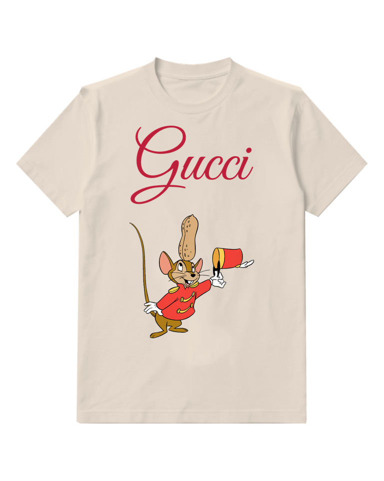 Ivory Timothy Mouse In Red Uniform Graphic T-Shirt - front product view