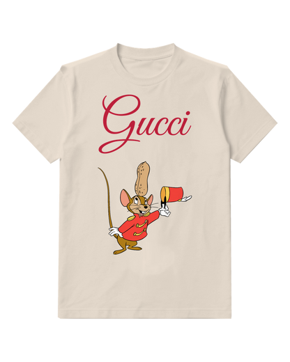 Ivory Timothy Mouse In Red Uniform Graphic T-Shirt - front product view