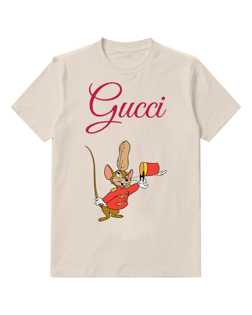 Ivory Timothy Mouse In Red Uniform Graphic T-Shirt - front product view