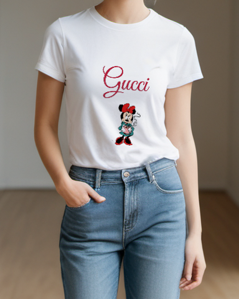 White Warm Mug Mouse Graphic T-Shirt - styled view 3