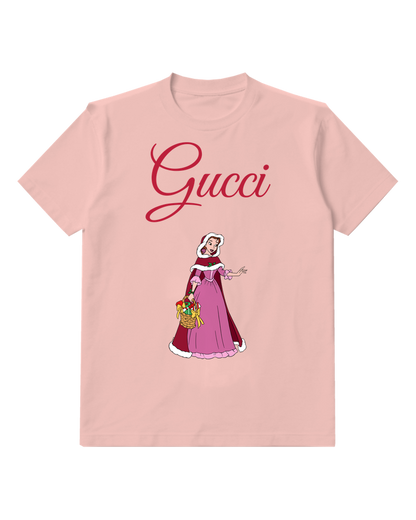 Blush Pink Magenta Dress Gift Basket Graphic T-Shirt - front product view