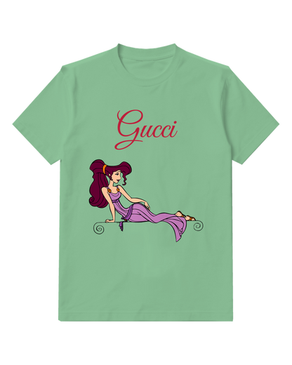 Sage Green Reclining Purple Gown Woman Graphic T-Shirt - front product view