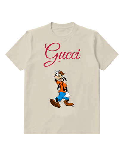 Ivory Goofy In Cowboy Hat Walking Forward Graphic T-Shirt - front product view